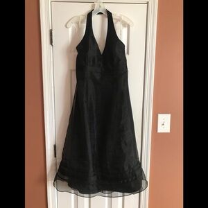 David’s Bridal Halter Bridesmaid Dress